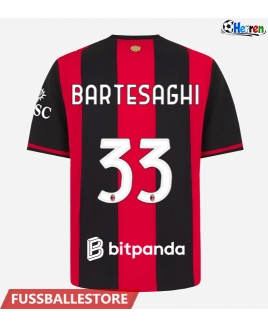 Günstige AC Milan Davide Bartesaghi #33 Heimtrikot 2026-27 Kurzarm